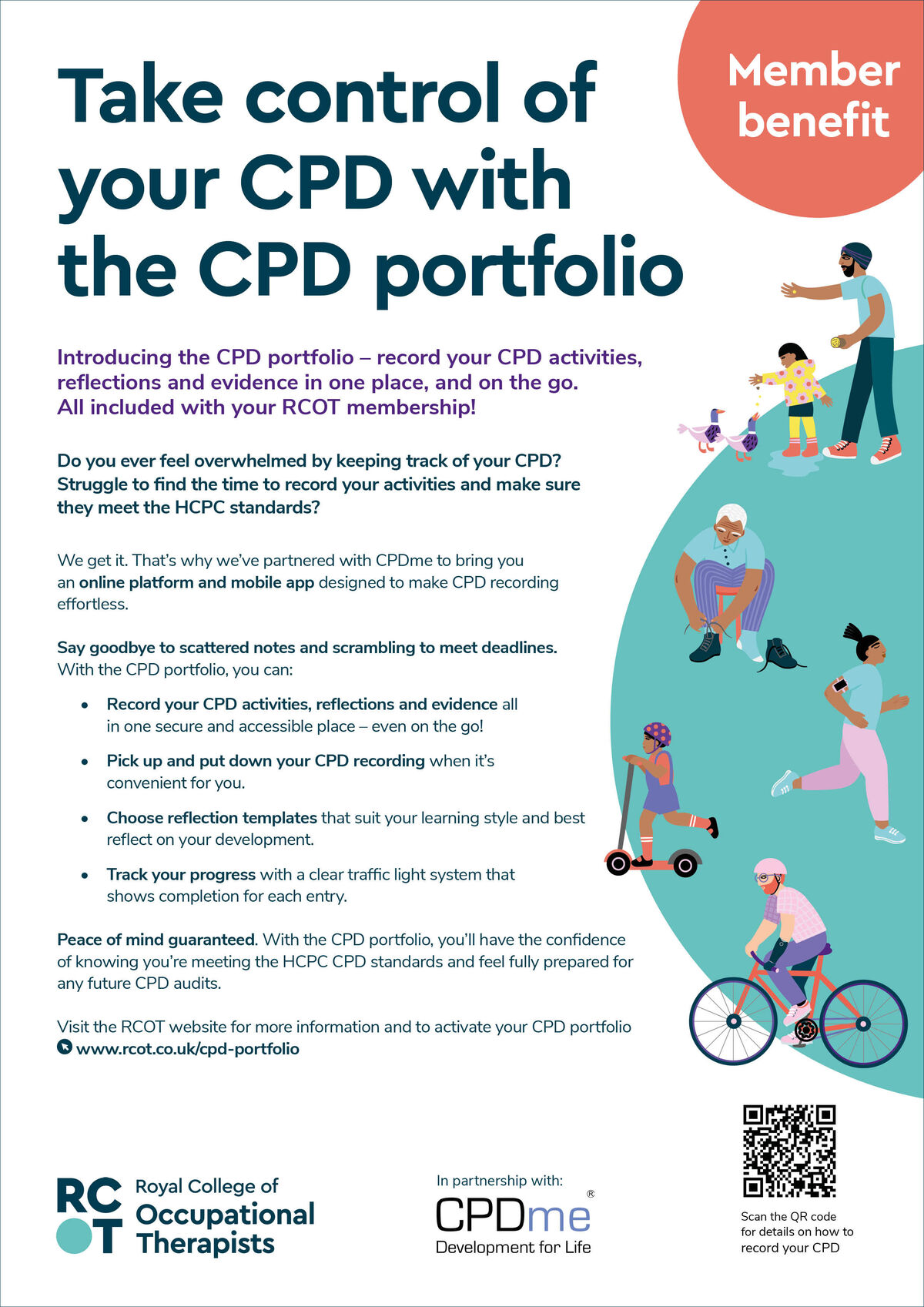 RCOT CPD portfolio advert
