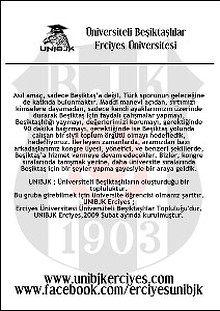 Universiteli Besiktaslilar Erciyes