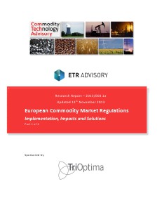 Research European Commodity Market Regulations - Part 1