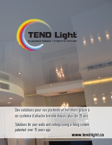 Tendlight walls & ceilings