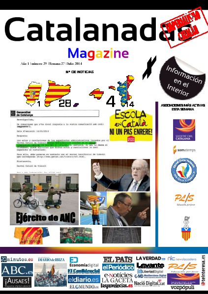 Catalanadas Magazine Nº 29 Semana 27 Junio 2014