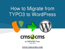 How to Migrate to WordPress with CMS2CMS