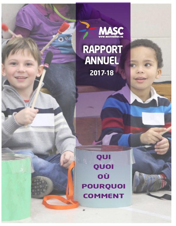 Rapport annuel de MASC 2017-2018