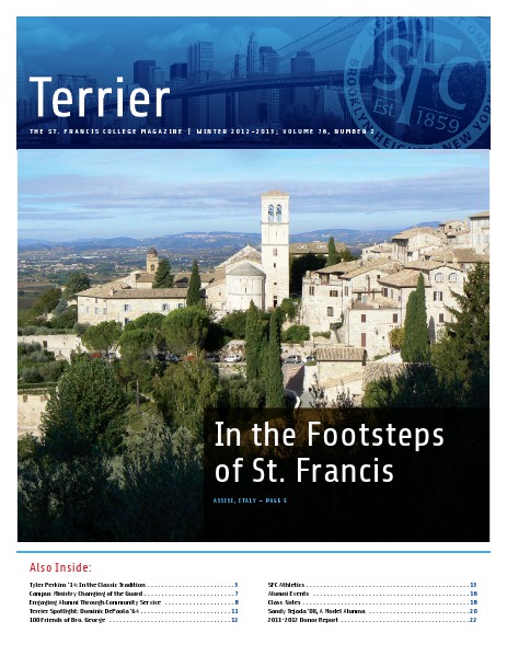 Terrier Volume 76, Number 2 - Winter 2012-2013