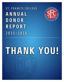 St. Francis College Donor Report