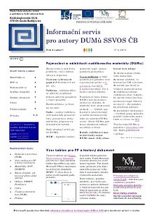 Informační servis pro autory DUMů SSVOS ČB