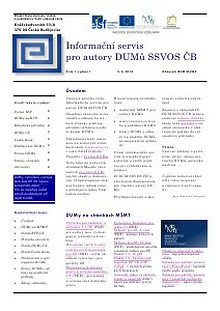 Informační servis pro autory DUMů SSVOS ČB