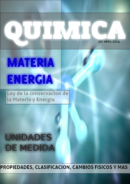 MATERIA Y ENERGÍA VISIÓN QUIMICA ECU, 23 de 2014