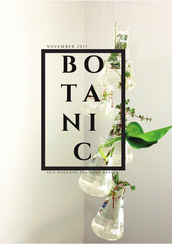 PUBLICATION MAGAZINE VOLUME ONE botanic