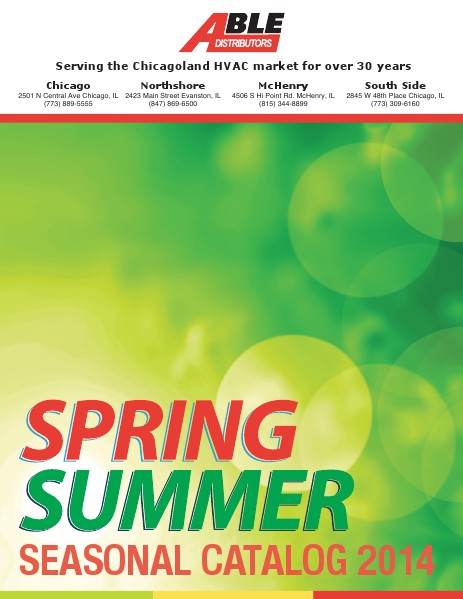 Summer Seasonal Catalog 2014 April 2014