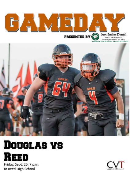 Douglas High Gameday Douglas vs. Reed, Sept. 26