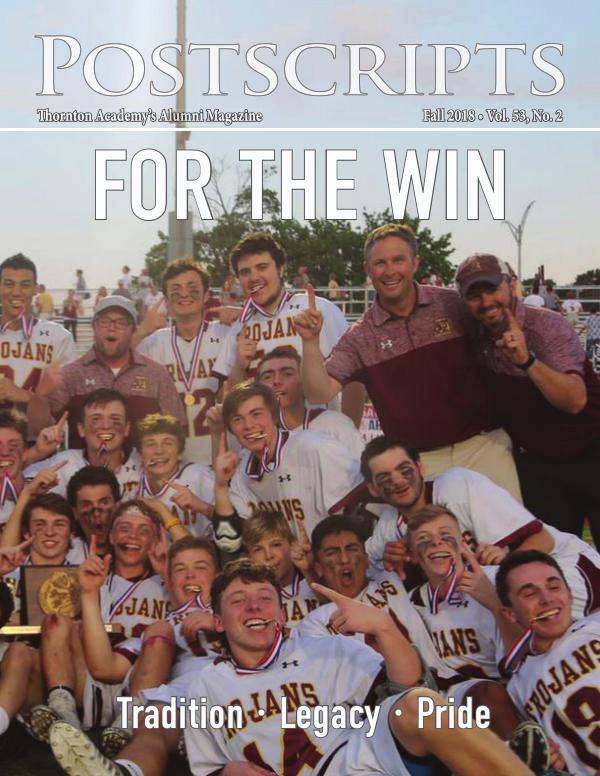 Thornton Academy Postscripts Alumni Magazine Fall 2018