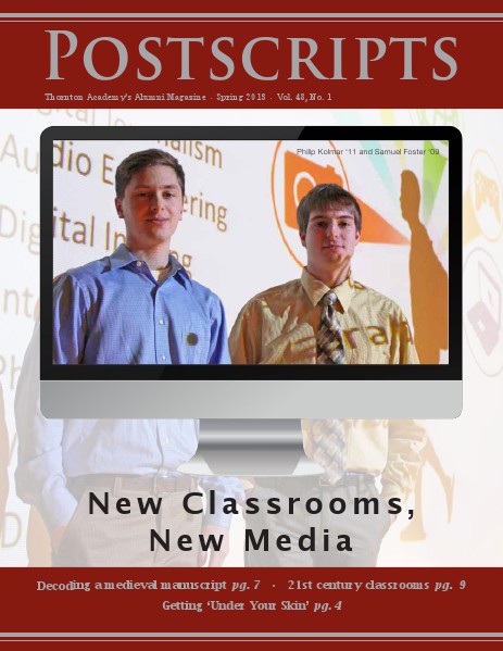 Thornton Academy Postscripts Alumni Magazine Spring 2013