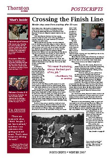 Thornton Academy Postscripts Alumni Magazine