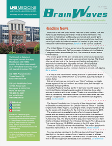 Brain Waves: UAB Traumatic Brain Injury Model System Newsletter