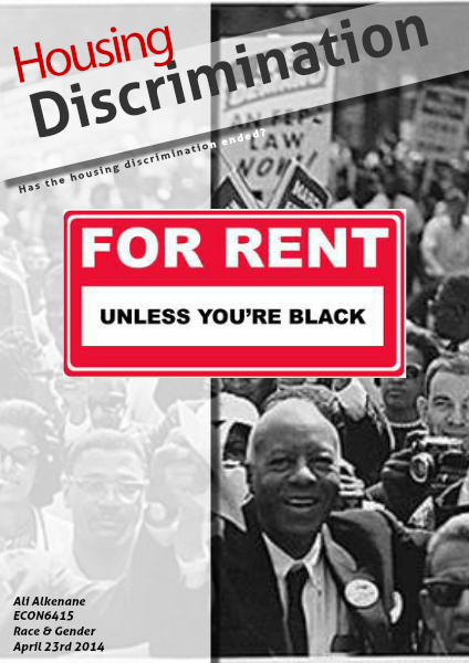 Housing Discrimination April. 2014