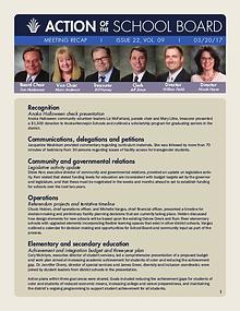 Action of the School Board