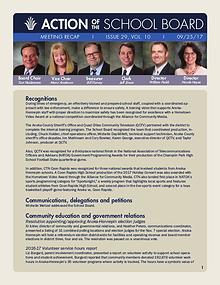 Action of the School Board