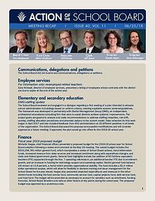 Action of the School Board