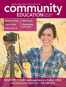 Community Education - current class catalogs