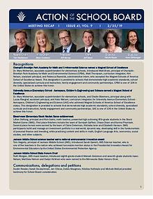 Action of the School Board