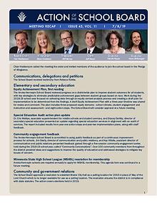 Action of the School Board