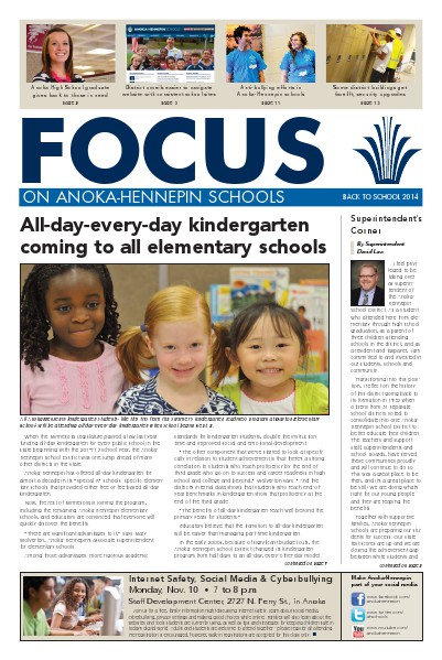 2014-15 Focus newsletter, [1] fall