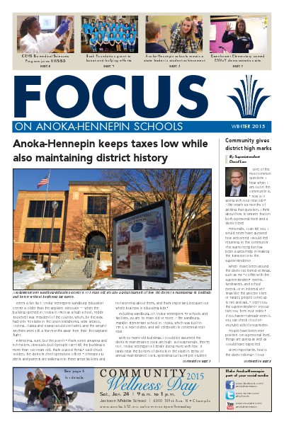 Newsletters 2014-15 Focus newsletter, [2] winter