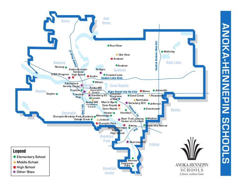 Back-to-school District map of Anoka-Hennepin schools [copy]