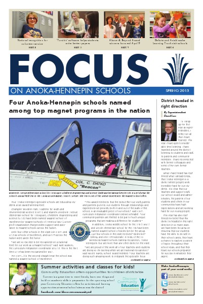 2014-15 Focus newsletter, [3] spring