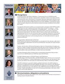 Action of the School Board