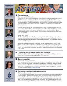 Action of the School Board