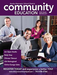 Community Education - current class catalogs