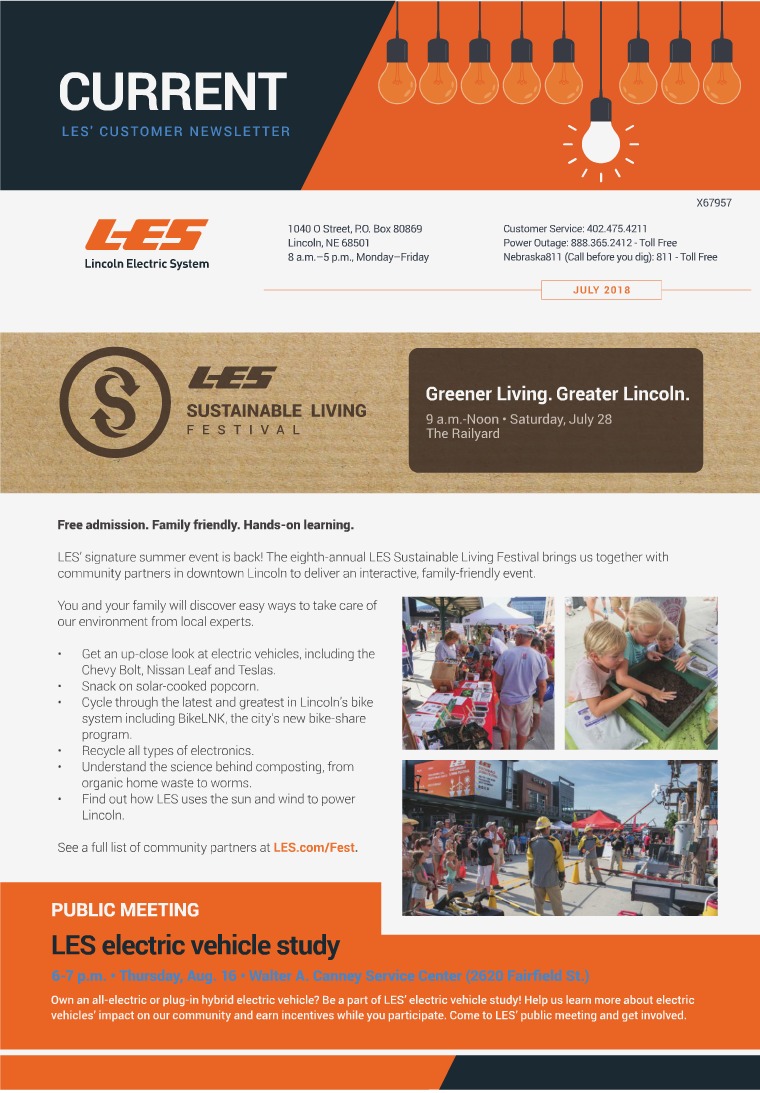 Current  | LES Customer Newsletter Current - July 2018