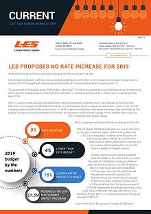 Current  | LES Customer Newsletter