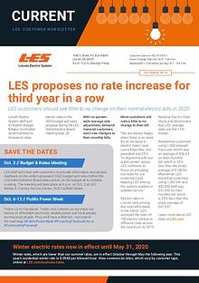 Current  | LES Customer Newsletter