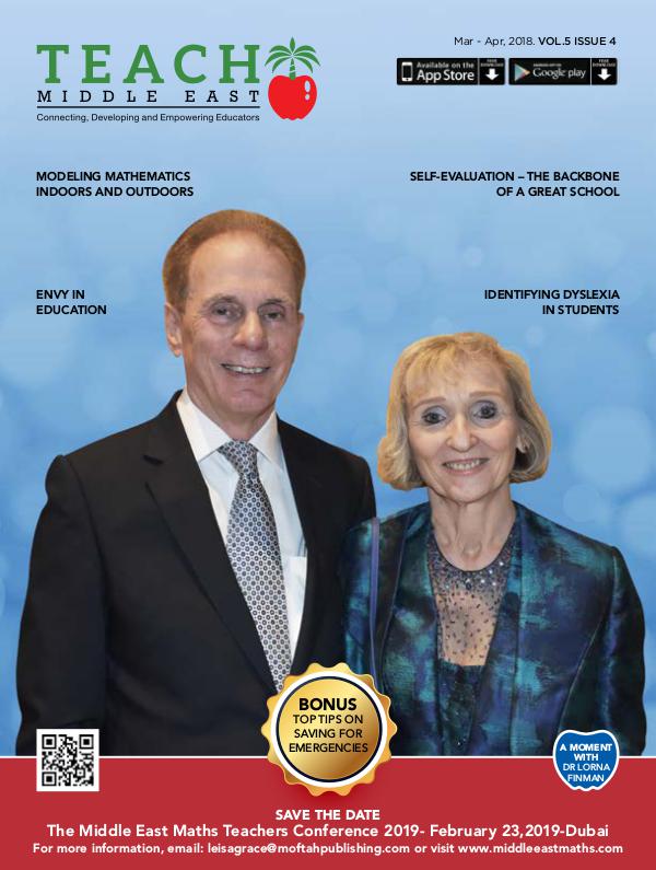 Teach Middle East Magazine Mar-Apr 2018 Issue 4 Volume 5