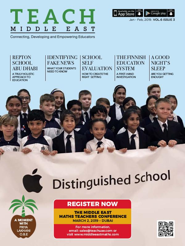 Teach Middle East Magazine Jan-Feb 2019 Issue 3 Volume 6