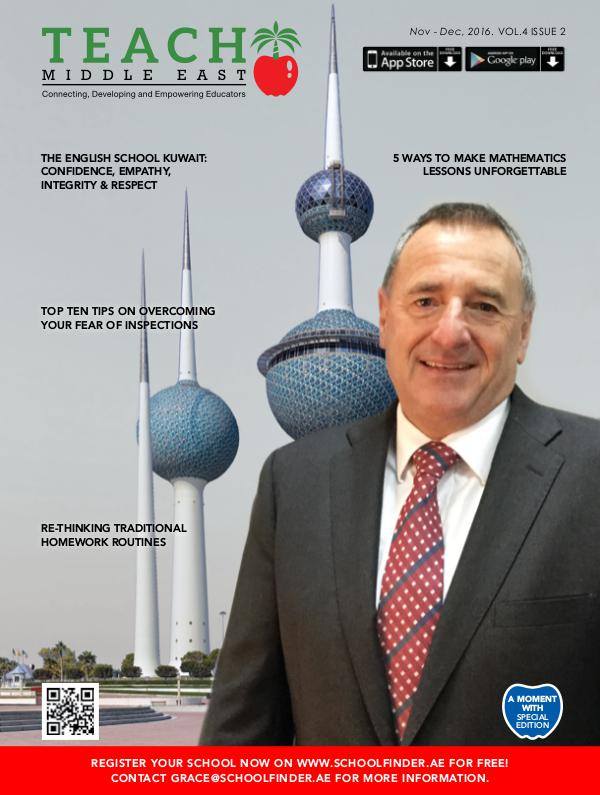 Teach Middle East Magazine Nov-Dec 2016 Issue 2 Volume 4