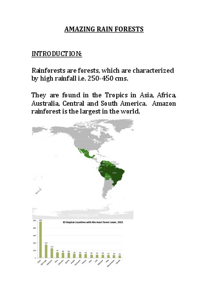 AMAZING RAINFORESTS May 2014