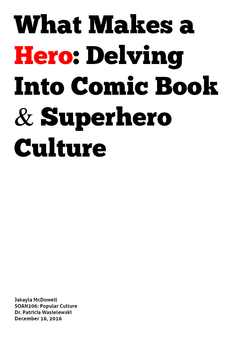 Superhero Culture 1