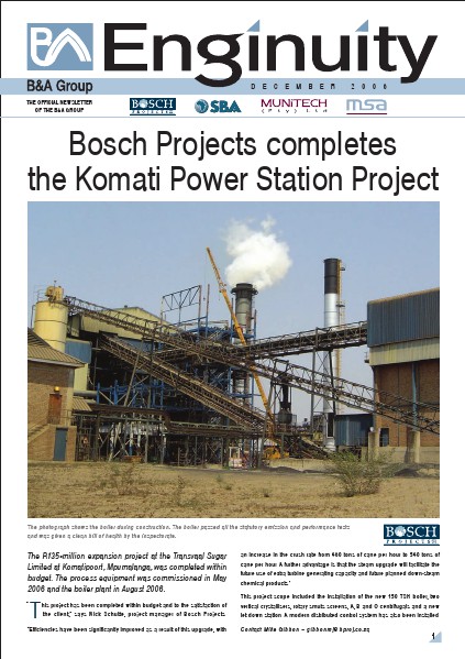 Bosch Holdings Enginuity December 2006