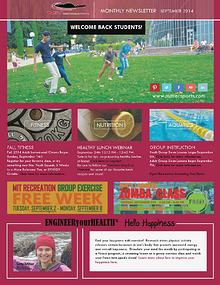 MIT Recreation Monthly Newsletter