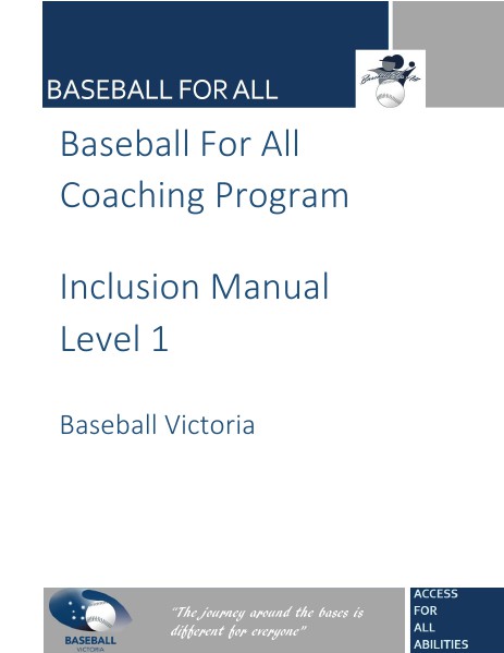 BASEBALL VICTORIA - COACHING ACCREDITATION July 2014