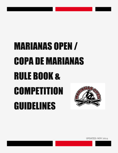 MARIANAS OPEN AND COPA DE MARIANAS RULE BOOK 2014-2015