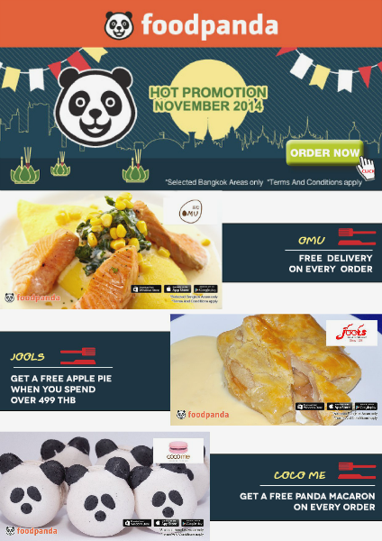 foodpanda monthly e-deal brochure E-DEALS | NOVEMBER 2014