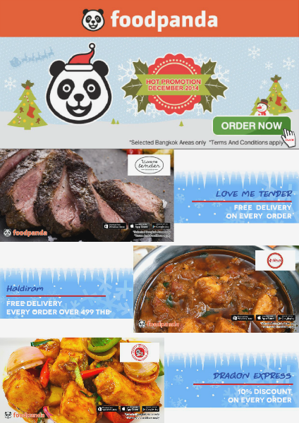 foodpanda monthly e-deal brochure E-DEALS | DECEMBER 2014