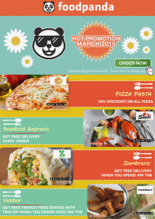 foodpanda monthly e-deal brochure