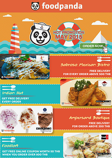 foodpanda monthly e-deal brochure