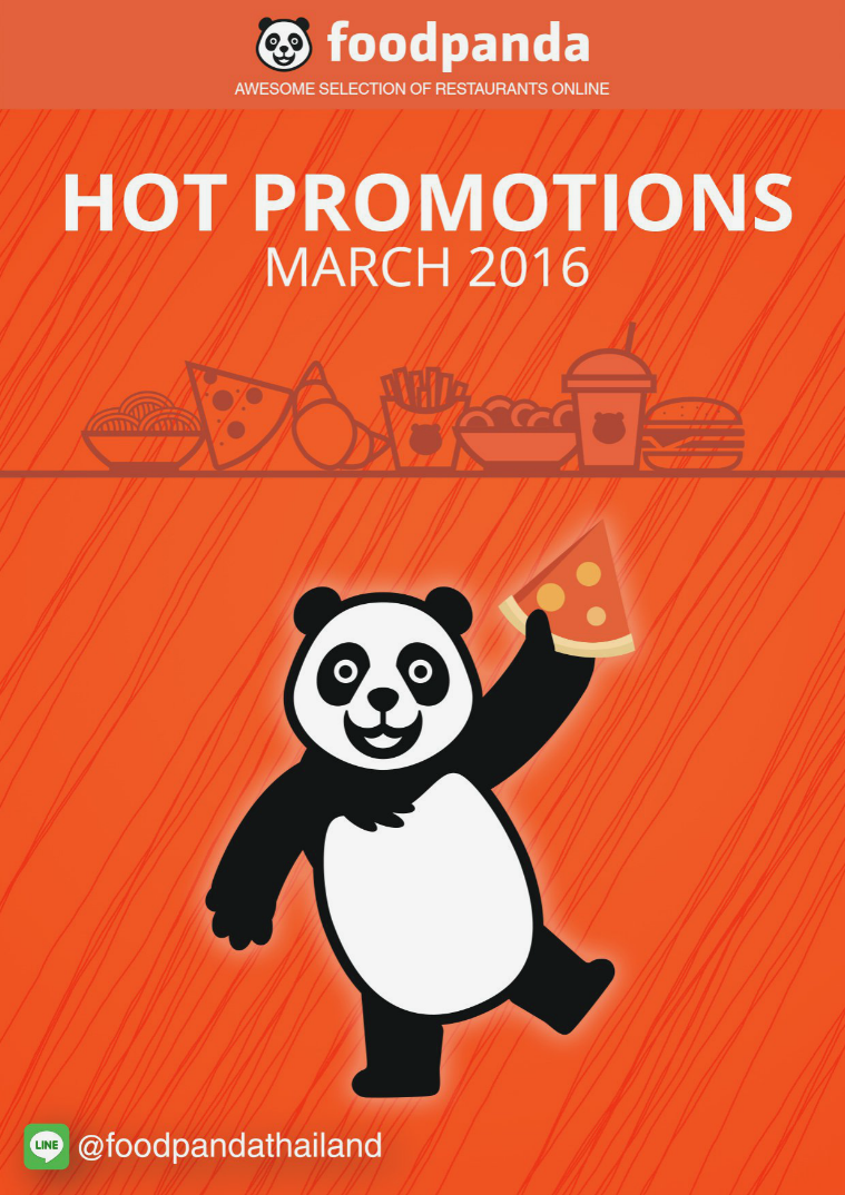 foodpanda Monthly e-deal brochure E- DEALS | March 2016